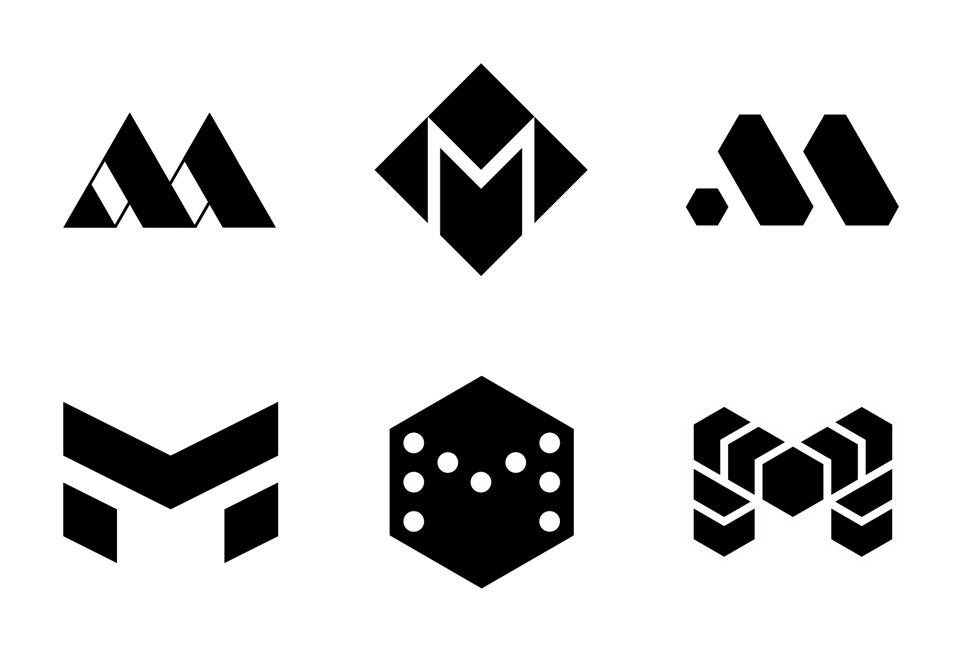 a selection of rejected Mushi Labs logos